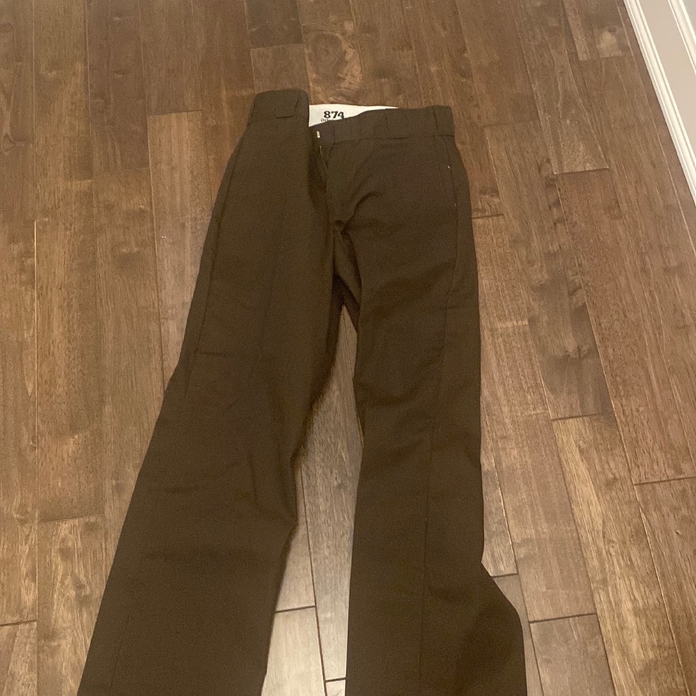 dickies original 350 pants size small brown